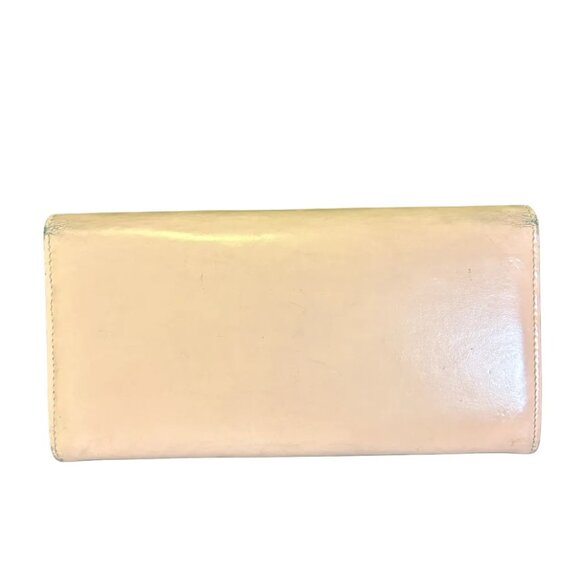 Authentic Vintage Cartier Light Pink Love Wallet with Gold Accents - Picture 2 of 11